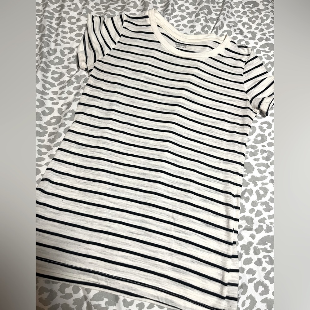 Black and White striped top